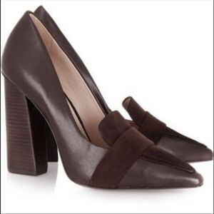 Tory Burch Brown Leather Heels